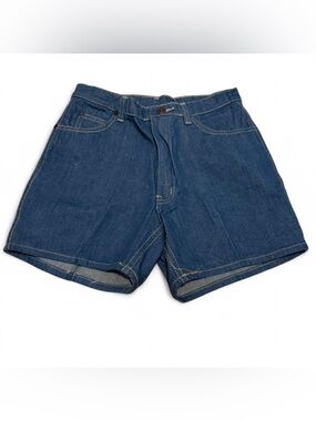 Vintage Fruit of the Loom Denim Shorts Womens 29 High Rise Blue Jean  Retro 70s